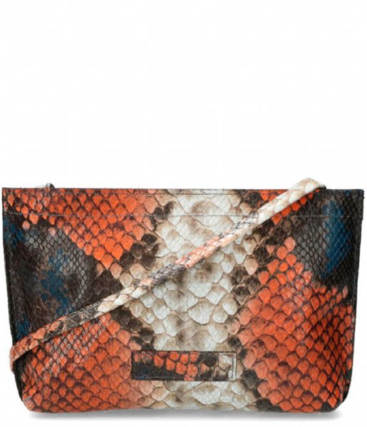 Shabbies Crossbody bag Crossbody S Multicolor Snake Printed Leather multi blue